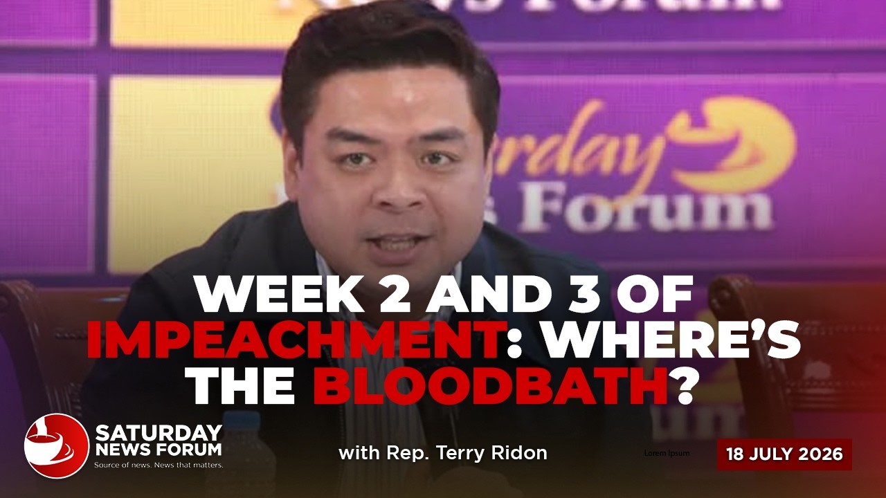 Week 2 and 3 of VP Sara Duterte Impeachment Trial: Where is the Bloodbath?