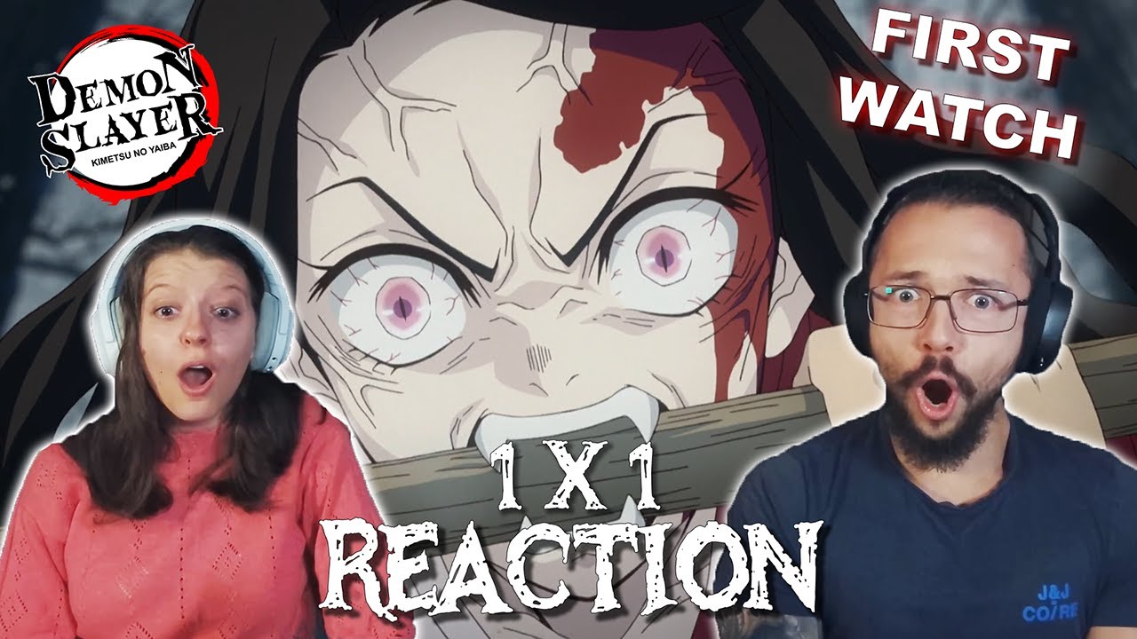 First Time Watching Demon Slayer S1E1 Reaction