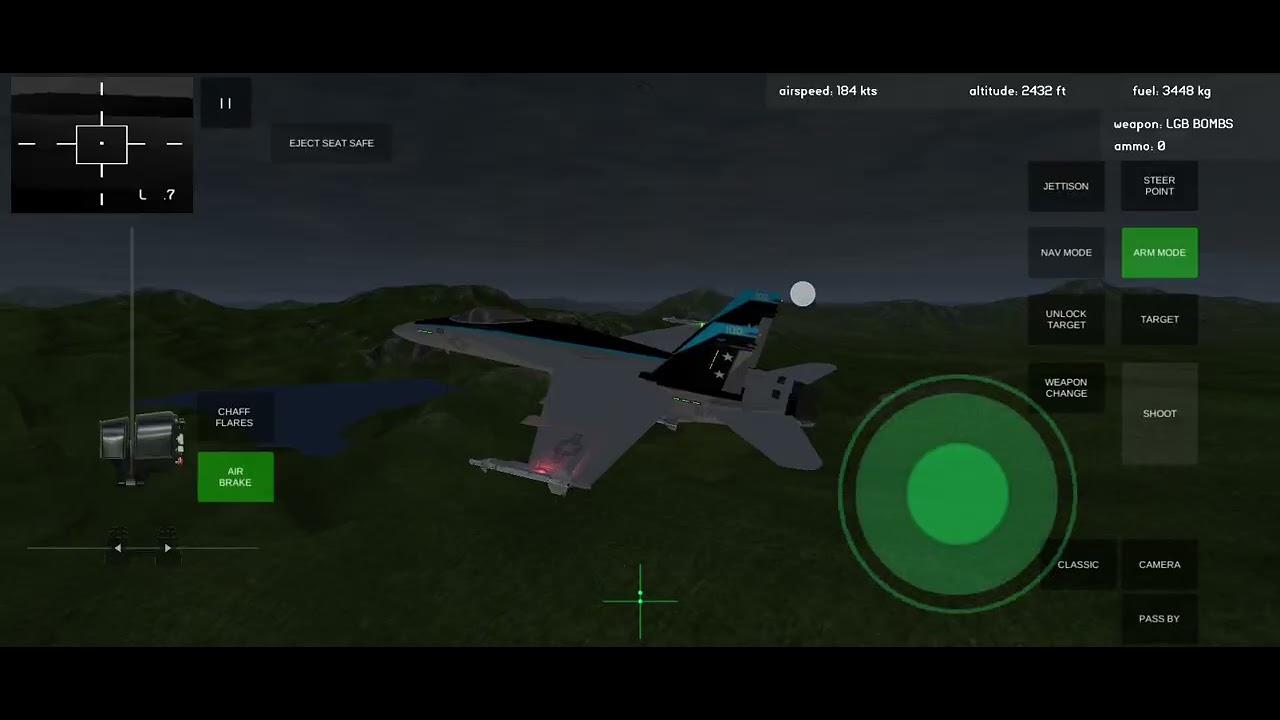 Doing bombing in the f-18 can you please like and subscribe and comment 