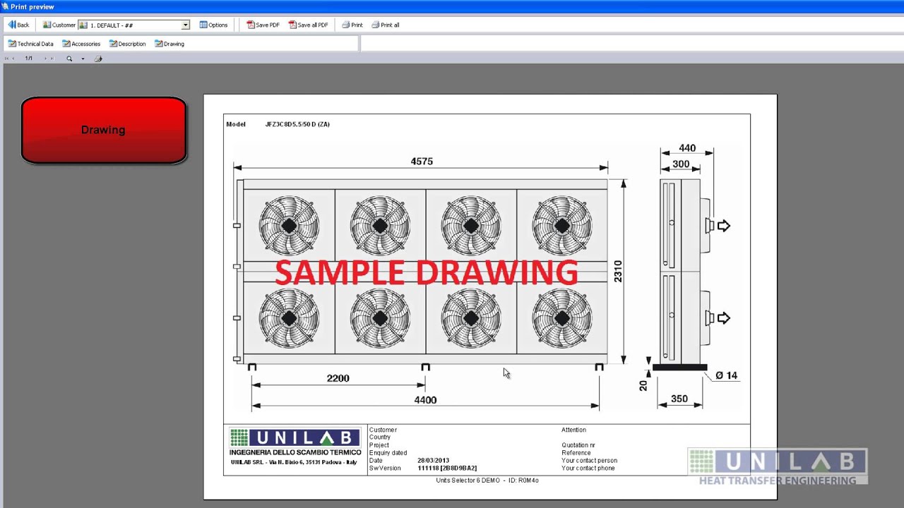 UNILAB UNITS SELECTOR: example of Select Unit and Verify Single Unit