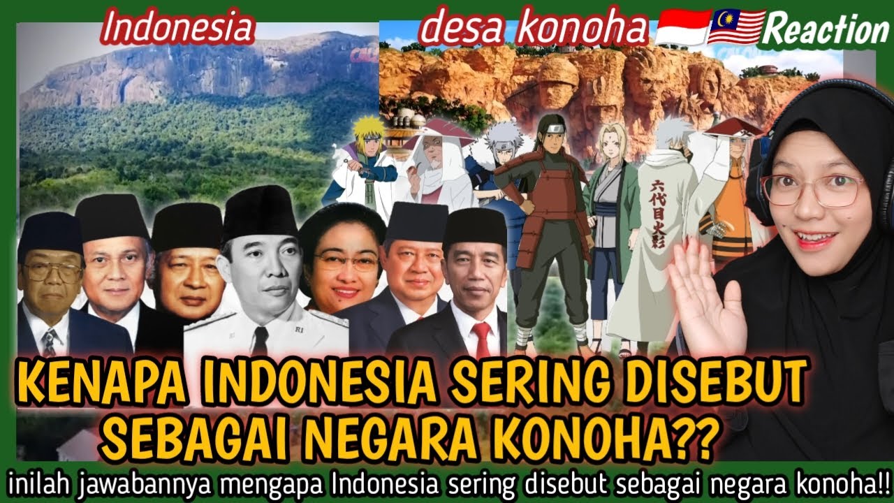 🇲🇾🇮🇩KENAPA INDONESIA SERING DISEBUT SEBAGAI NEGARA KONOHA?❗INILAH JAWABANNYA..❗ REACT