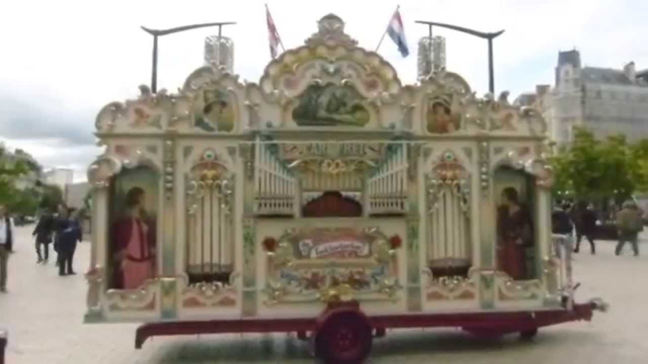 Amour et Printemps, Waldteufel, Draaiorgel De Lekkerkerker 90T, Carl FREI (Breda),  Dijon 25/09/2015