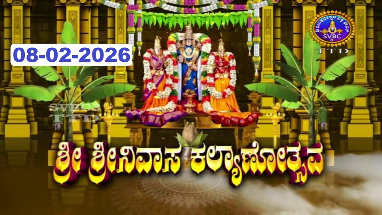 Srivari Kalyanotsavam || Tirumala || 08-02-2026 || SVBC3 Kannada || SVBC TTD