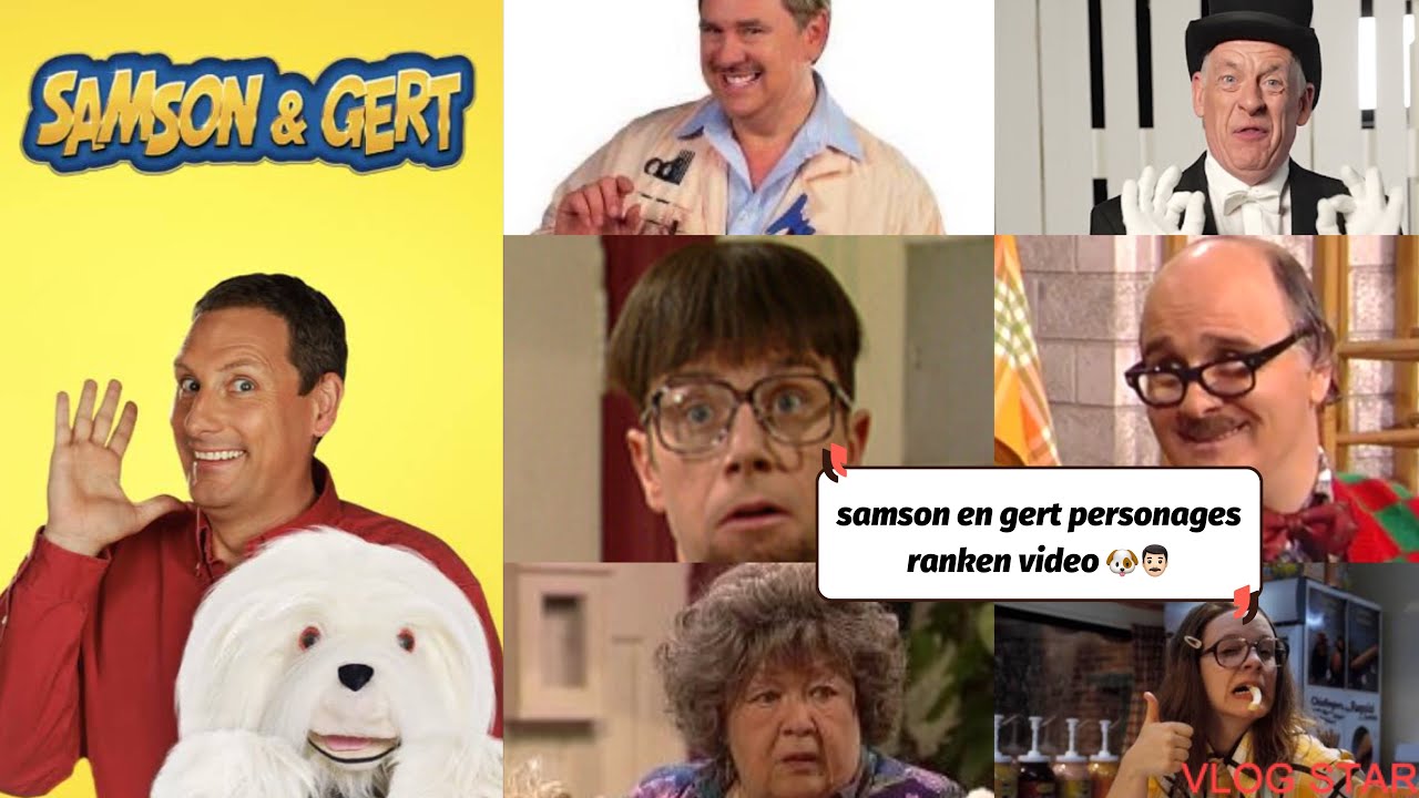 Samson en Gert personages ranking video 