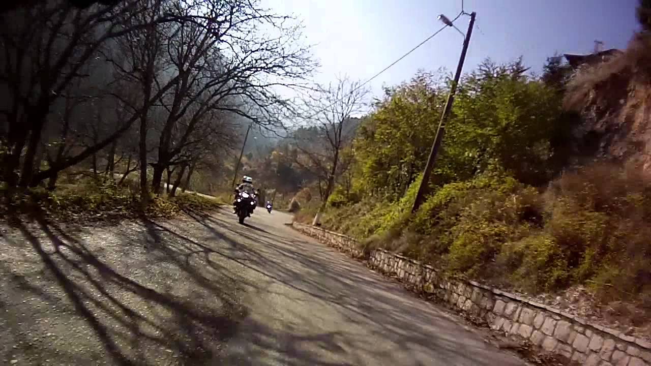 On the road to Pavliani , Greece