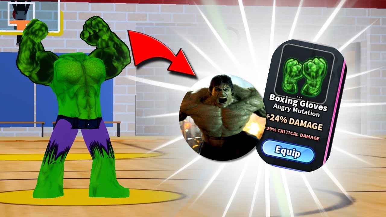 I BECAME HULK WITH THE NEW HULK GLOVES IN FIGHT IN A SCHOOL! (4.2% CHANCE) (24+ DAMAGE + OP)😲💥