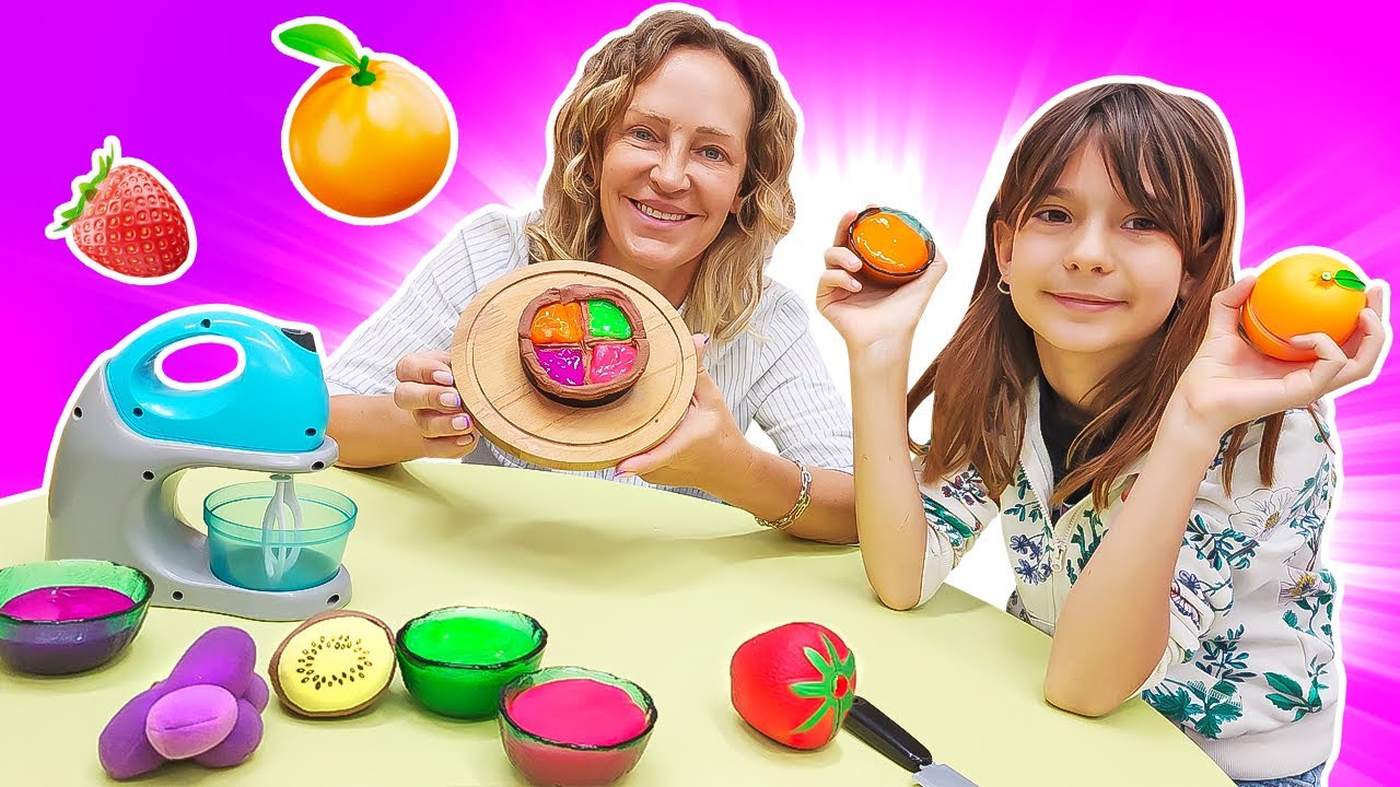 Spielspa&szlig; in der K&uuml;che &ndash; Obstkuchen & Wackelpudding mit Play Doh!
