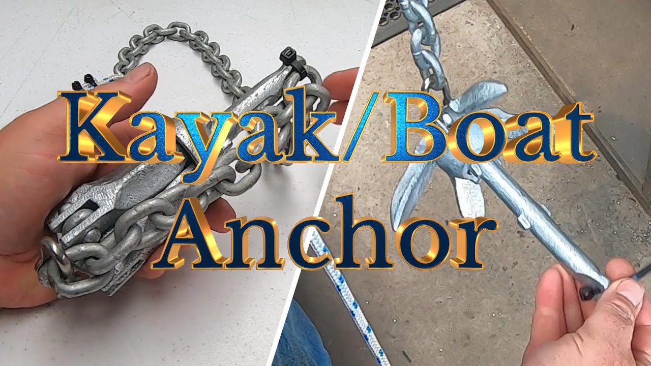 Stuck Anchor? Never Again! Simple Kayak, Boat, Folding Reef Anchor Hack!