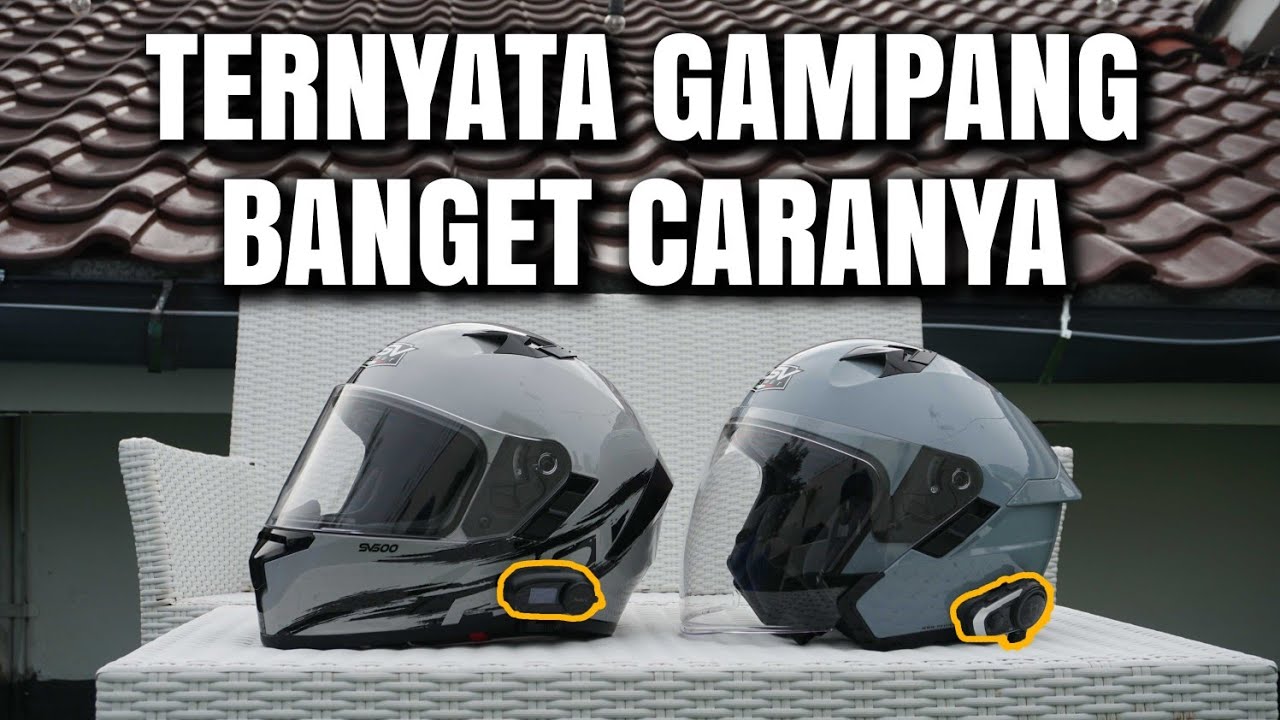 Tutorial Pasang Interkom di Helm Kesayanganmu!