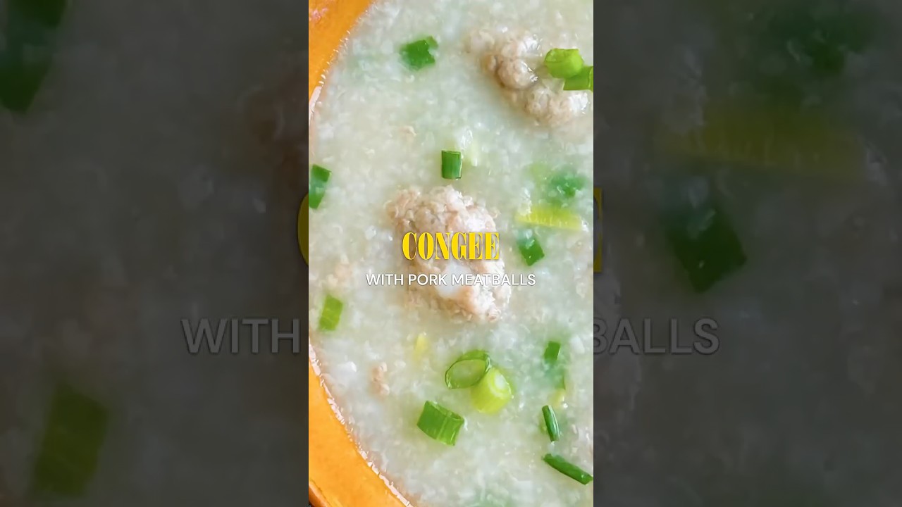 Congee! The perfect fall recipe 