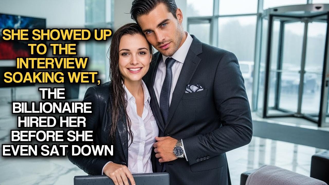 She Showed Up To The Interview Soaking Wet, The Billionaire Hired Her Before She Even Sat Down
