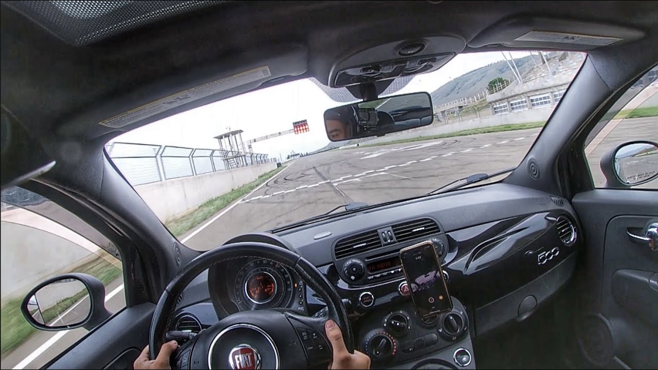Fiat 500 Turbo on Track Onboard POV Georgian Circuit Racing 2023