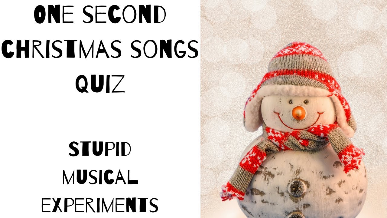 1 Second Christmas Songs Quiz