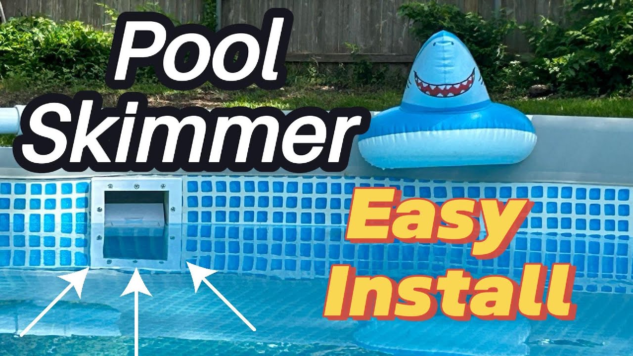 Easy Add Above Ground Pool Skimmer | DIY Setup and Important Tips!  Intex or Coleman
