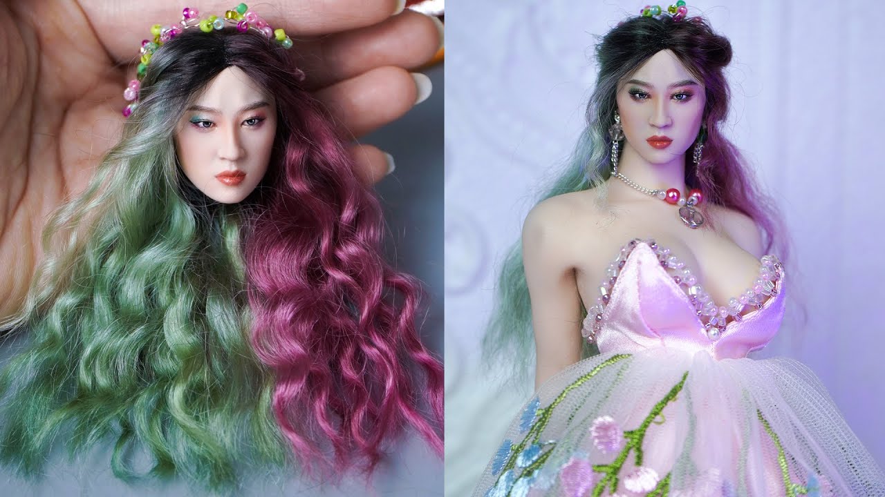 💜 GEMINI ♊ Gorgeous DIY Barbie Doll Dresses - Barbie Collector Zodiac Doll Makeovers