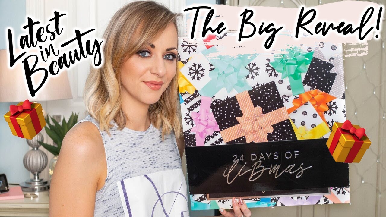LATEST IN BEAUTY 2019 BEAUTY ADVENT CALENDAR UNBOXING & BIG REVEAL! LADY WRITES