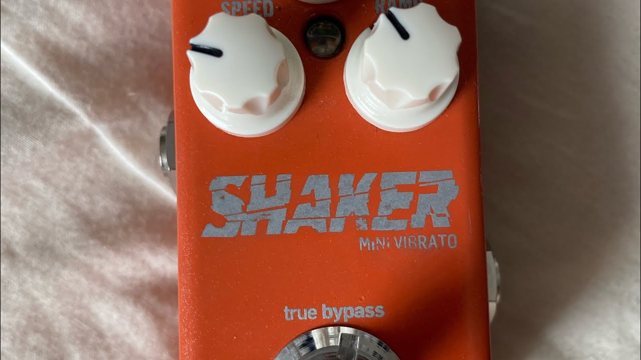 Tc Electronic Shaker Mini Vibrato Guitar Effect Pedal (like and subscribe) demo review