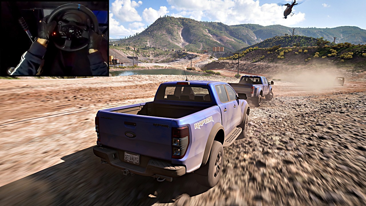 Ford Ranger Raptor Off-road race - Forza Horizon 5 | Wheel Gameplay