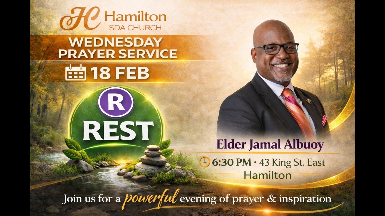 18/Feb/2026 - Sermon: Elder Jamal Albuoy | 'Creation Health: REST'