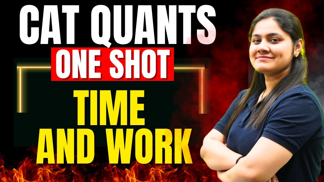 Time and Work|One Shot|CAT Quants|Dream Maths