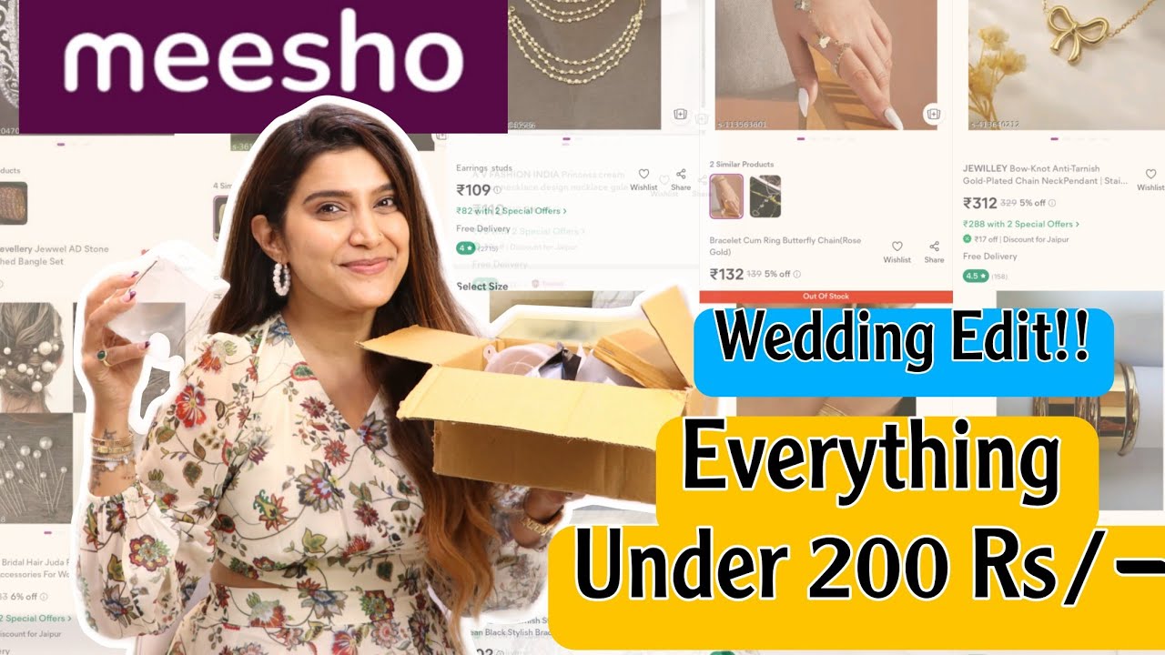 😍MEESHO WEDDING EDIT - Jewellery You Must Buy Under 200/- Rs Only | Super Style Tips