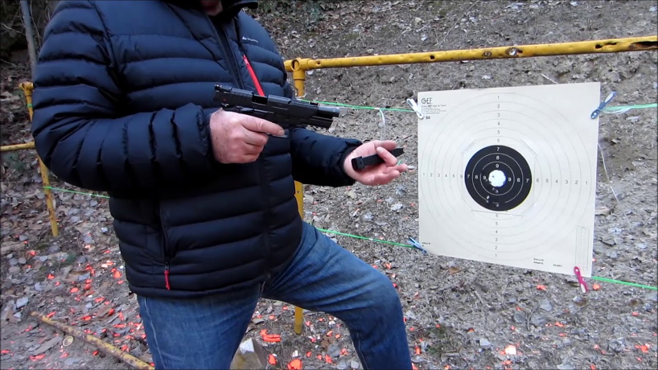 Pistolet REX alpha calibre 9 Para - 2ème partie : Tirs sur cible
