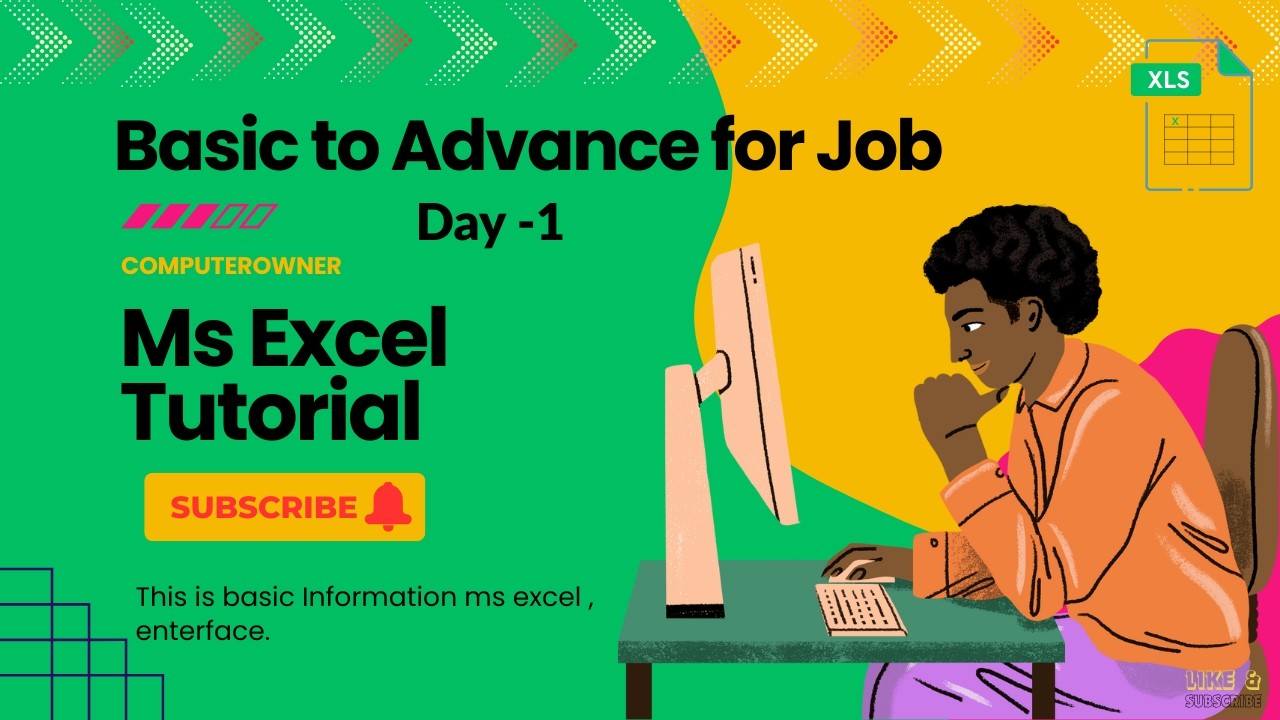 (Day-01) Ms Excel Basic to Advance Series | Basic information | microsoft excel | by computer owner