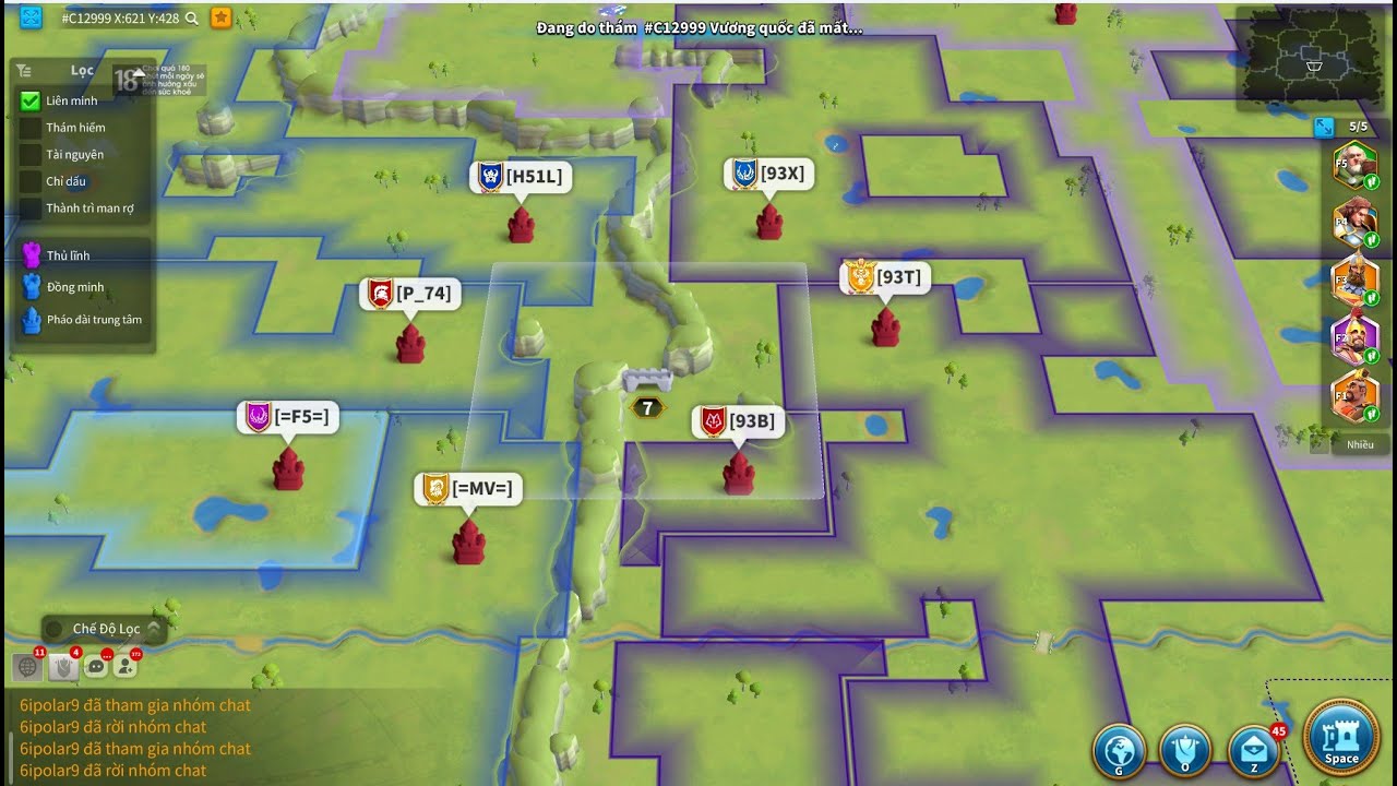 Cùng Xem Trận Chiến Đèo 7: 2489 vs 2377 - 5 Kingdom Seed A vs 1093 Rise of Kingdoms