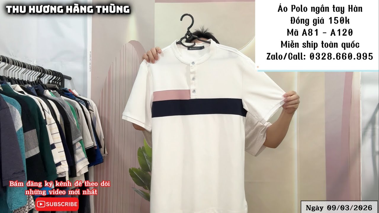 09/3 ĐỒNG GIÁ 150K | ÁO POLO NGẮN TAY | MIỄN SHIP| 032 866 0995
