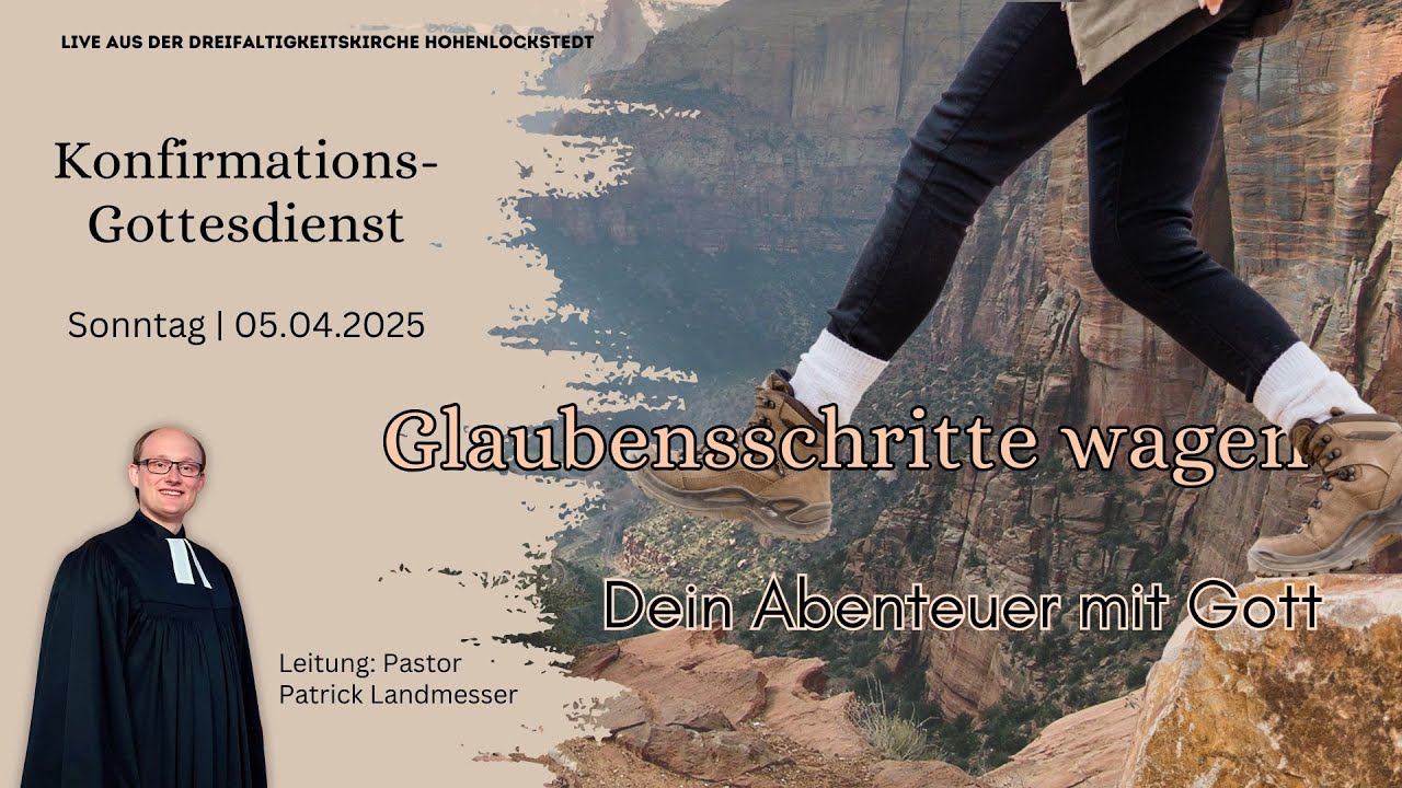 Dein Abenteuer mit Gott | Konfirmationsgottesdienst | 04.05.2025