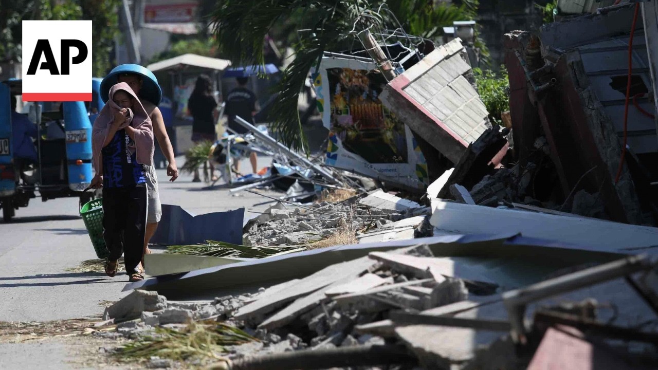 People in earthquake-hit Philippines city call for help to meet basic needs