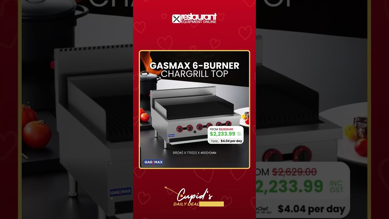 🔥🍳 Cupid’s Daily Deal – 5% OFF Cooking Equipment! ❤️🔥