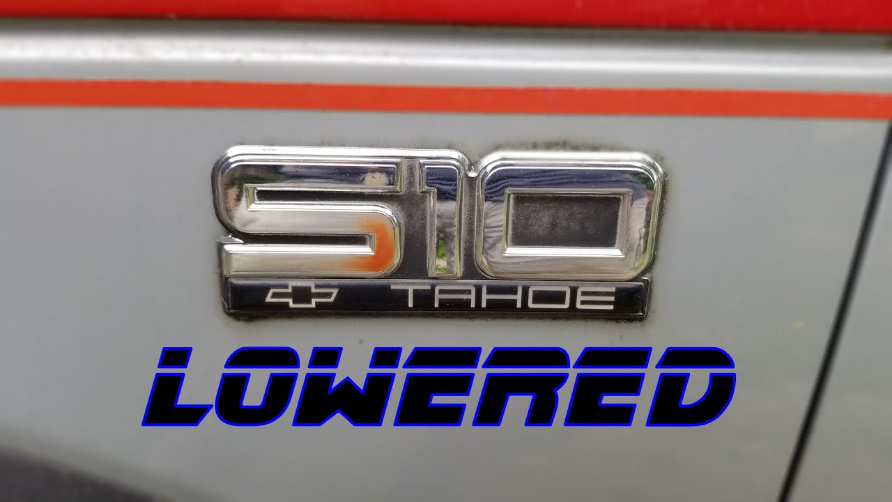 First generation 1989 Chevy S10 longbed budget build. Lowering the rear the cheap way.