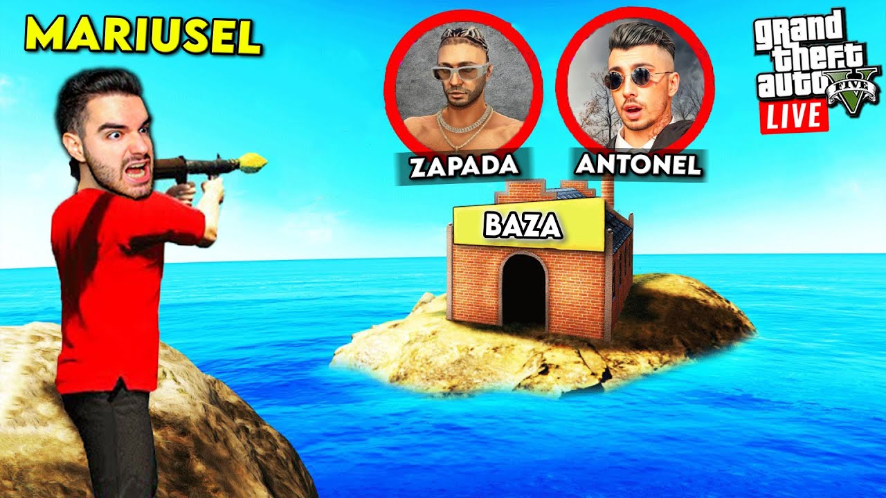 ⛔️Mariusel atacă Insula lui ANTONEL | GTA 5 Real Life #10