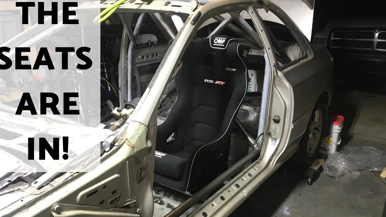 GC8 Rally Car -  OMP Race Seats Mounts - FIA Stage Rally Roll Cage Build