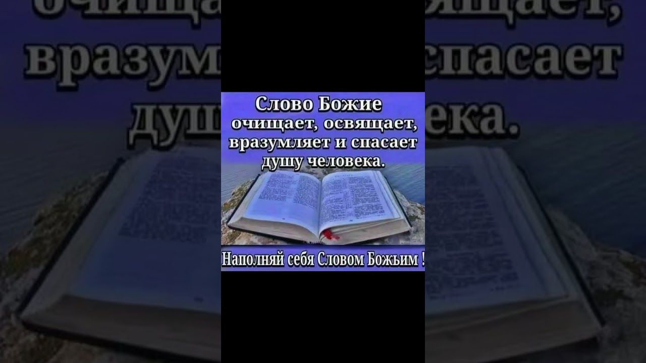 НАПОЛНЯЙ СЕБЯ СЛОВОМ БОЖЬИМ !!! - 25.02.2026