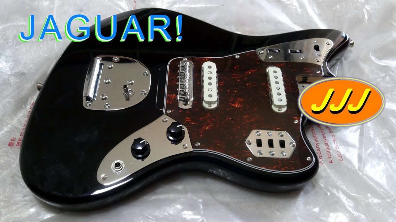 Finalmente a Jaguar está completa! Ah... e como consertar buracos na guitarra...