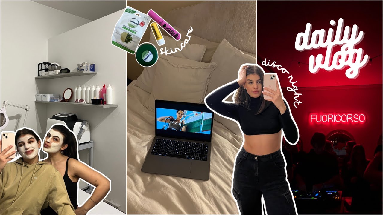 VLOG: Una giornata con me, Laser, Maschera viso + film & Discoteca con amiche | Valeria Martinelli
