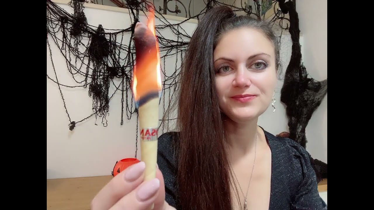 АСМР 🪬🔥Очищение энергии с помощью огня 🔥🪬