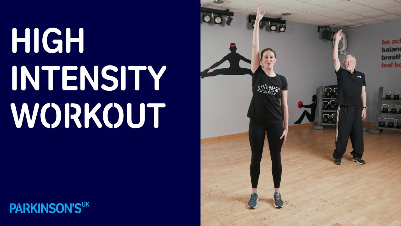 High intensity workout with Reach Your Peak | Parkinson's UK |