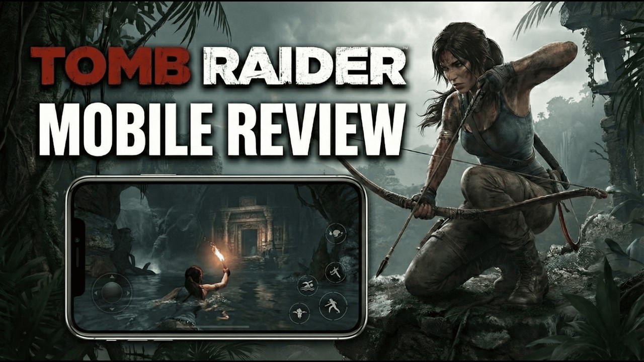 Tomb Raider Mobile Game Review Malayalam | Lara Croft on Mobile 🔥