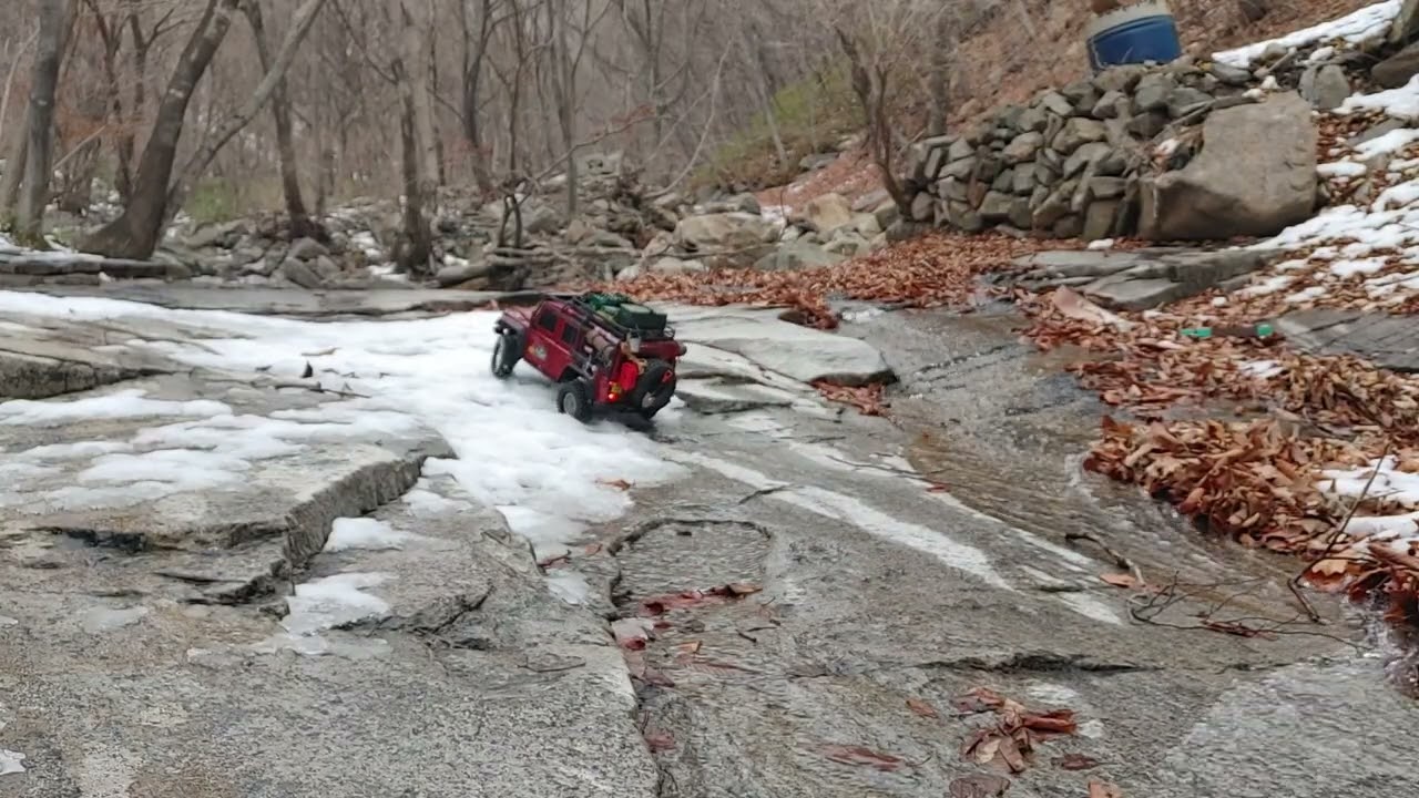 TRX4 설산주행 / TRX4 Snow mountain driving