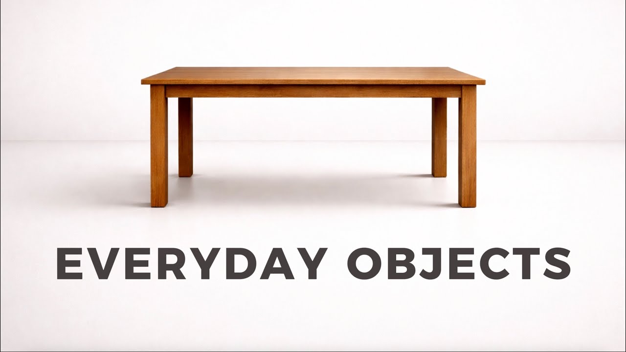 Everyday Objects Vocabulary   Lesson 1