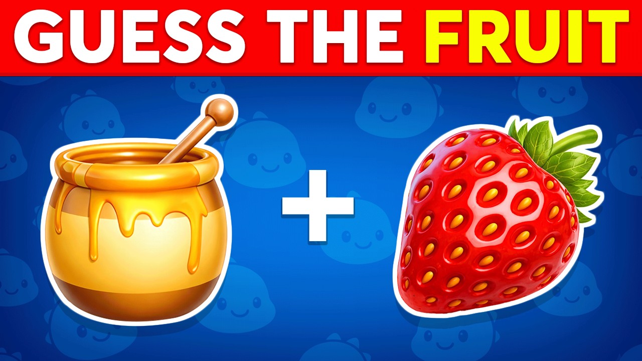 Guess the FRUIT by Emojis 🍎🍓🥝 Fruit by Emoji Quiz