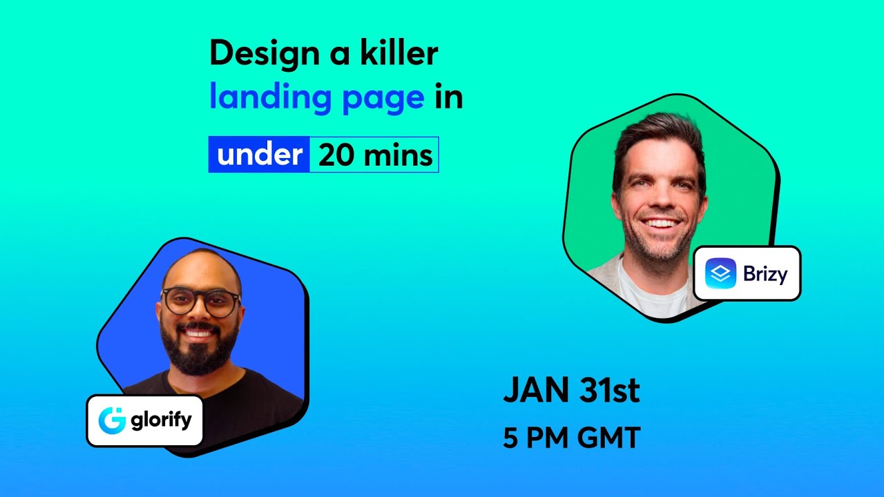 Build a Landing Page in 20 Minutes with Glorify x Brizy