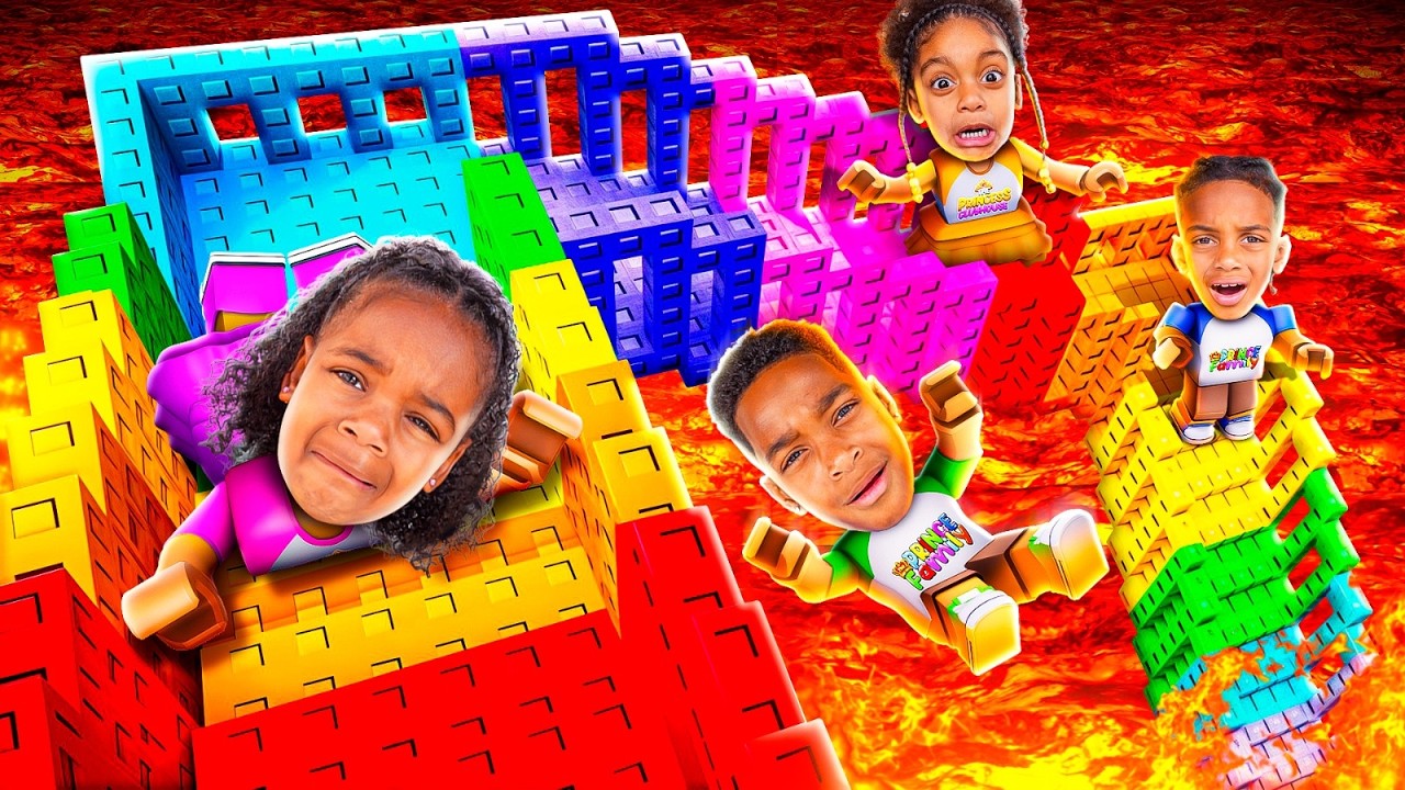 OBBY But THERE'S LAVA RISING ROBLOX | The Princess Clubhouse