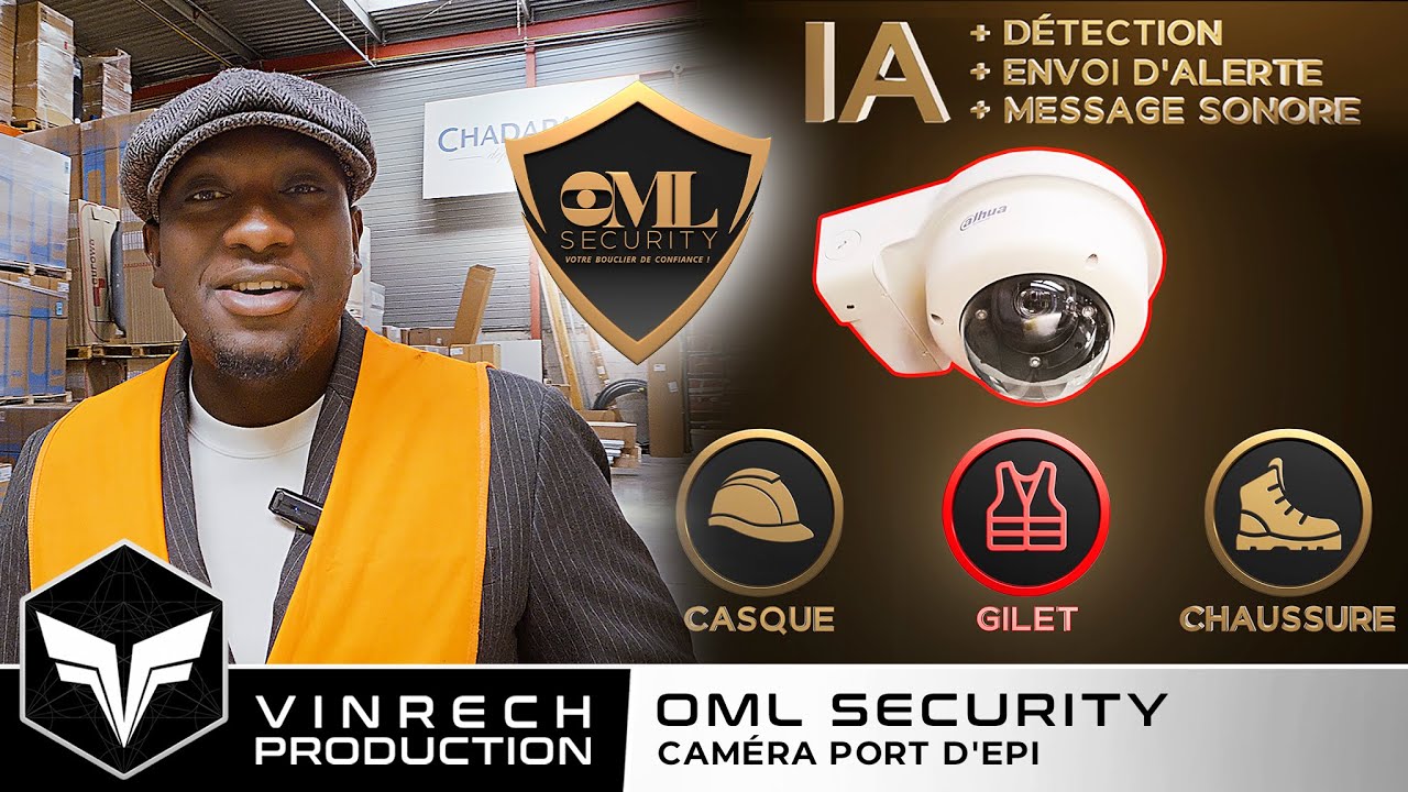 OML SECURITY - Caméra port d'EPI - VINRECH PRODUCTION