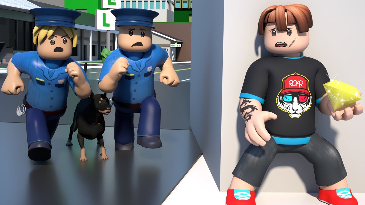 ROBLOX Brookhaven 🏡RP | Police Chase Thief | Roblox Animation