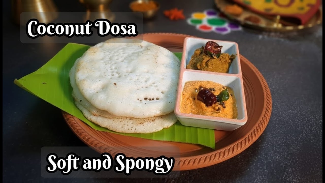 Coconut Dosa That Stays Soft for Hours | Perfect Tiffin Recipe | Foodieramya