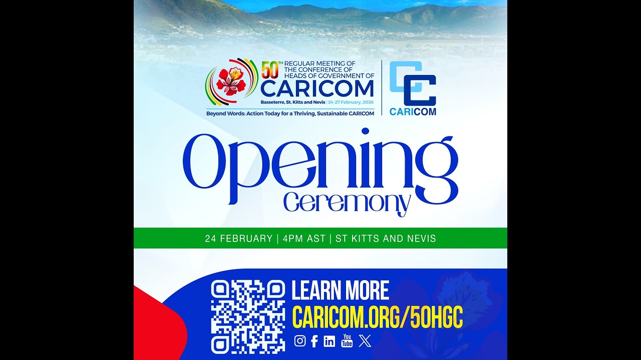 Opening Ceremony of the 50th Regular Meeting of the Conference of Heads of Government of CARICOM